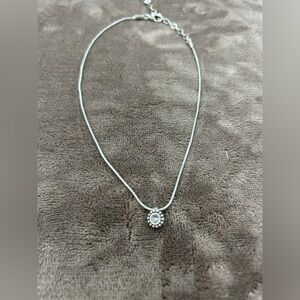 Brighton Twinkle Silver Crystal Petite Pendant Necklace
